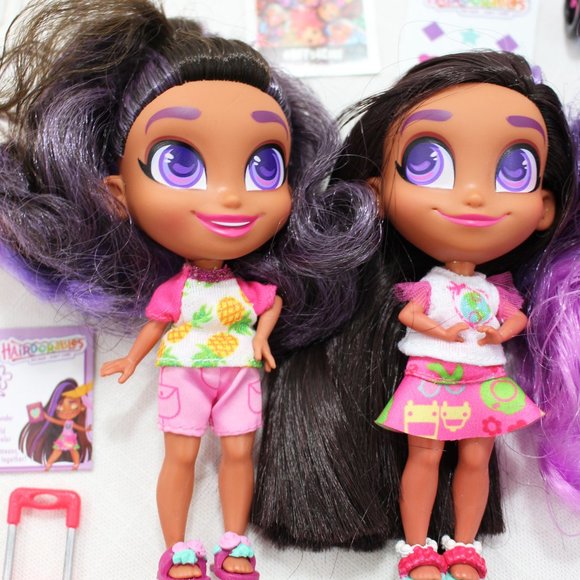 Lot of 4 HAIRDORABLES Dolls by JUST PLAY Skylar Kali Random Accessories Bundle - Picture 3 of 12